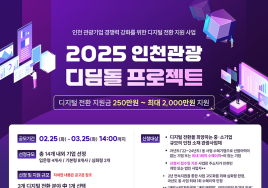 인천시, 관광기업에 최대 2000만원 지원...내달 25일까지 공모