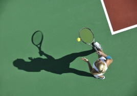 테니스도 호텔 안에서...롯데호텔, 실내 테니스코트 오픈