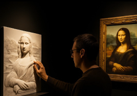 시각장애인연합회, 촉각 전문 전시 '어두운 미술관'에 음성해설 지원