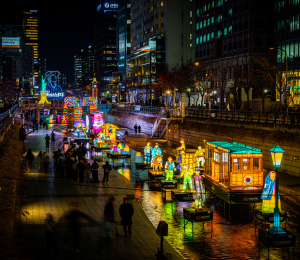 서울도심 빛으로 물들다…'빛의 축제' 윈터페스타 개막